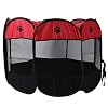 TANKE Oxford Cloth Mesh Pet Octagonal Zelt Open Air Laufstall Haus für Hunde und Katzen L 33.5oz3.5