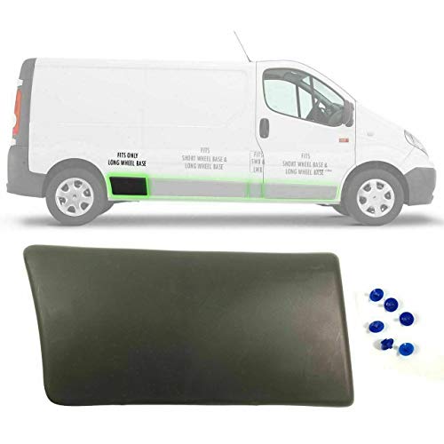 Bandeau De Protection Latérale Droit Pour Nissan Primastar - Couleur Gris Foncé