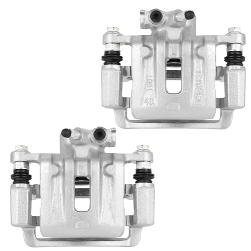 Image of SCITOO Rear Brake Caliper With Bracket 18B5040, 18B5041 Compatible For Chevy Captiva Sport 12-15, For Chevy Equinox 07-17, For GMC Terrain 10-17, For Pontiac Torrent 07-09, For Saturn Vue 08-10