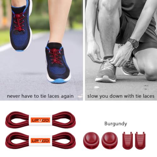Image of UpUGo Elastic Shoe Laces, No Tie Shoe Laces for All Ages, One Size Fit All