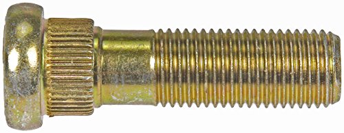 Dorman 610-566 M12-1.25 Serrated Wheel Stud - 14.38Mm Knurl, 43.5Mm Length Compatible With Select Scion / Subaru / Toyota Models, 10 Pack, Gold #TOP1