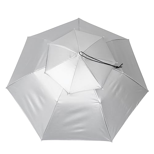 Casquette parapluie extérieur anti-UV et séchage rapide en fer robuste