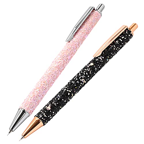 NEWISHTOOL 2 Pcs Glitter Weeding Pen Retractable Pin Pen Weeding Tool for Vinyl Air Release Pen for Easy Craft Vinyl Projects