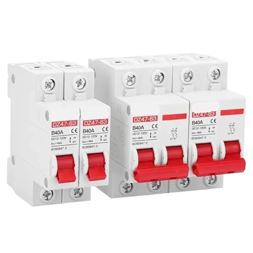Disjoncteur CC MCB protégez vos batteries contre les courts-circuits 2P