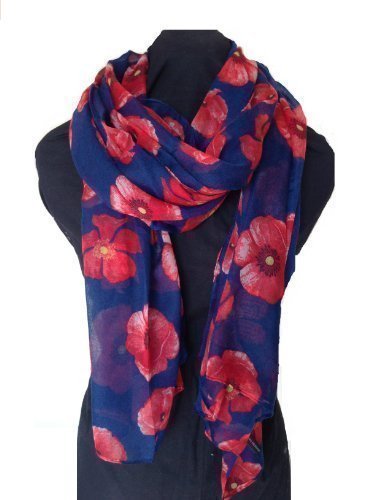 Pamper Yourself Now Sciarpa Blu Scuro Un Design