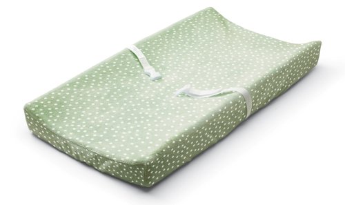 Summer Infant Ultra Plush Change Pad Cover, Sage with Dots (Discontinued by Manufacturer)