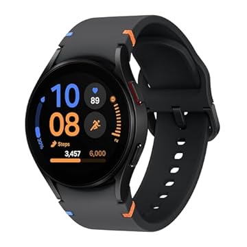 SAMSUNG Relógio inteligente Galaxy Watch FE 40 mm LTE AI com rastreamento de fitness, sensor BIA, zonas HR personalizadas, monitor de frequência cardíaca, monitor de sono, 2024, preto [versão dos EUA,