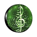 Housse de pneu de rechange de voiture de 38,1 cm, bleu marine, lignes craquelées dorées, marbre, protection de roue universelle, imperméable aux UV, convient pour camping-car, SUV, remorque, voiture