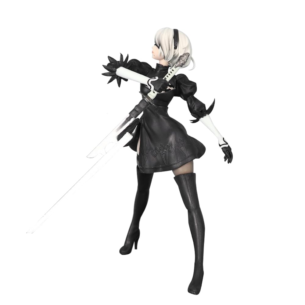 Zhongkaihua 2B Figure 17CM PVC No2 Type B Model Statue Anime Game Figurine 2Bautomata/2Byorha Action Figure Collectable Decorations Gifts