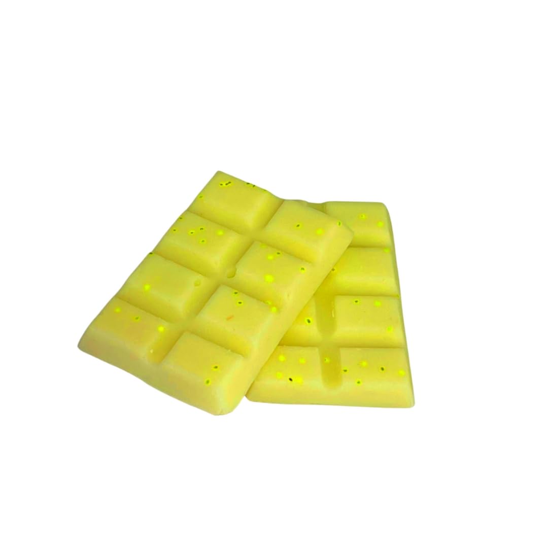 Wax Melts, Wax Snap Bars, Wax Tarts - Natural Soy - Highly Scented & Long Lasting (Lemongrass)