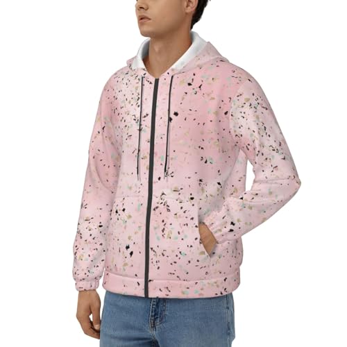 Men'S Thermal Full-Zip Hoodie With Pockets, Excellent Gift For Special Festivals2