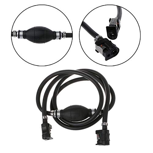Tiamu Kit Tuyau + Connecteurs Carburant Réservoir Moteur Bateau Hors-Bord 8 Mm