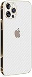 📱 OPTISCHE AUFWERTUNG - Unser iPhone Skin dient nicht nur dem Schutz, sondern wertet Ihr Smartphone durch die edle Carbon-Optik in Schwarz auch optisch auf – perfekt zur Personalisierung! Aber keine sorge, du kannst trotzdem jede iPhone 12 Pro Max Hülle weiterhin verwenden.