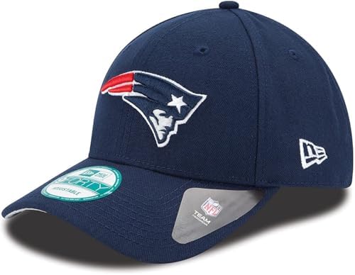 New Era NFL The League 9FORTY Adjustable Hat Cap One Size (US, Alpha, One Size, New England Patriots - Navy)