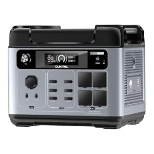 OUKITEL P2001E Pro Tragbare Powerstation 2048Wh, Solargenerator mit 3200W AC Ausgang (6400W Spitze), LiFePO4 Batterie, 13-Port für Reise Notfall, 1Std Schnellladung, Outdoor Camping, Wohnmobile