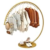 Freestanding Heavy Duty Industrial Pipe Clothing Rack, Portable Commercial Clothes Display Rack, Multi-Purpose Garment Bar for Retail Boutiques Home, Laundry Room,Closet Storage