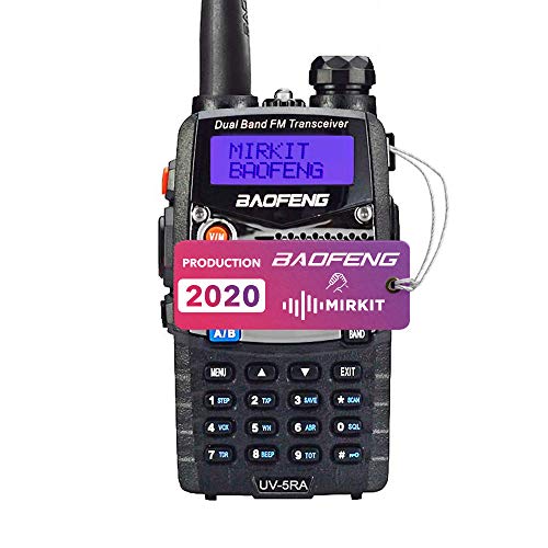 Baofeng Ham Radio UV-5RA 2020 5W 1800 mAh Li-ion Battery Mirkit Edition and Lanyard Mirkit Ham Radio Operator, Walkie Talkies Dual Band Two Way Radios