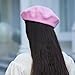Kids Wool French Beret Hat, Classic Fashion Warm Solid Color Artist Beret Hat for Toddler Baby Girl