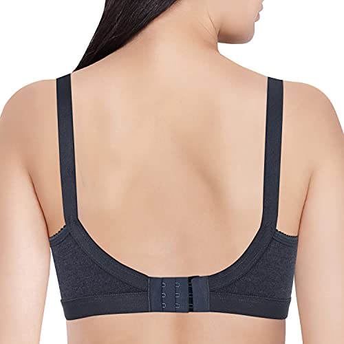Image of Women's Poly Cotton Non-Padded Wire Free Full Coverage Bra