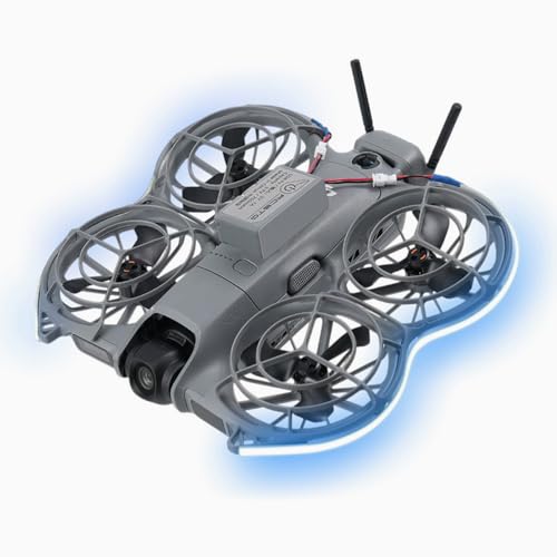 DJI NEO 2/NEO/Mini 4K �Ή� �h���[���X�g���b�v���C�g LED��Ԕ�s�x�������v�x���g���邳���߉\ (Blue)