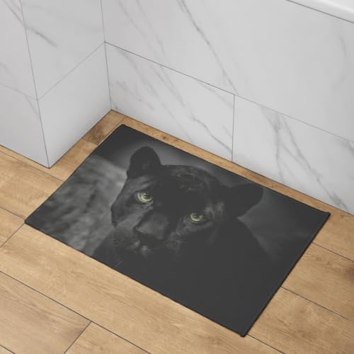 Tapis entrée naturel panthère noire pour sublimer votre décoration - 3