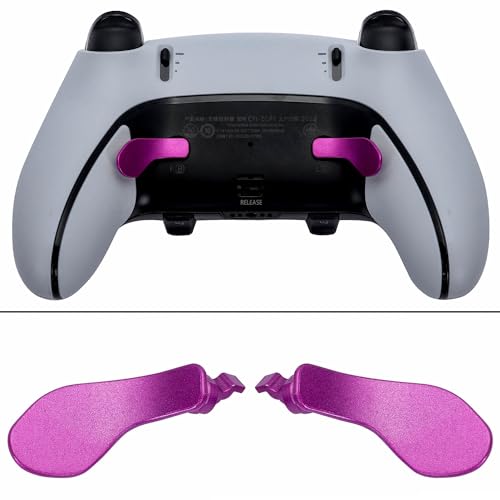 Image of 4PCS Metallic Back Paddles for PS5 Edge Controller, Interchangeable Metal Stainless Steel Back Buttons Replacement for PS5 Edge Controller - Controller NOT Included