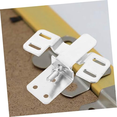 Image of NUOBESTY 6Pcs Adjustable Picture Frame Hooks Heavy Duty Art Hanging Hardware for Large Frames Flexible Height Angle for Gallery Walls Discreet Mounting