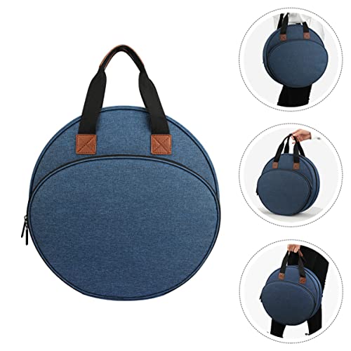Sac de broderie NUOBESTY compartiments multiples tissu bleu - 7