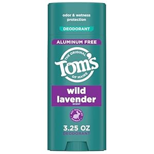 Tom’s of Maine Wild Lavender Natural Deodorant for Women and Men, Aluminum Free, 3.25 oz