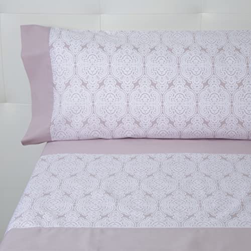 10XDIEZ Juego de sábanas Aitana Maquillaje (Rosa) - Ropa de Cama 3 Piezas