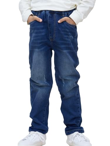 Jungen Baggy Jeans Mit Elastischem Bund - Weiche Denim Hose Lässig