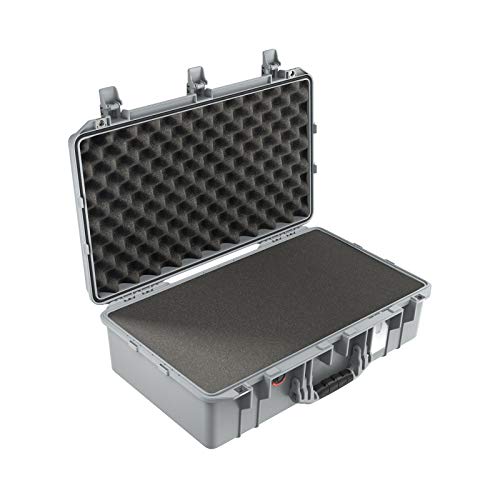 Maleta Pelican Air 1555 con espuma color plata miniatura 2