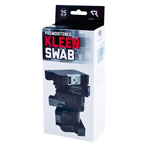 Read Right Kleenswab Printer Cleaner Swabs, 25