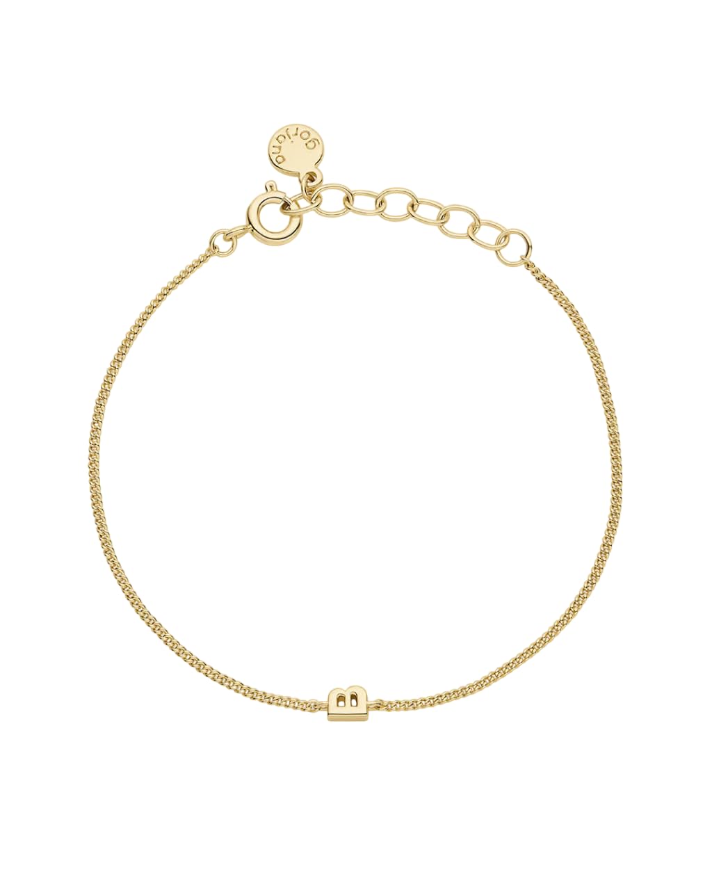 Gorjana Wilder Mini Alphabet Bracelet H