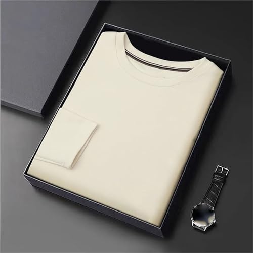 Men's Casual Long Sleeve Knits - Crew Neck Loose Fit Solid Color Spring Autumn Top2