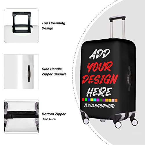 Custom Travel Luggage Protector, Washable Anti-scratch Luggage Cover For Suitcase Baggage Fits 19-32 Inch Luggage CUSTOM Medium4