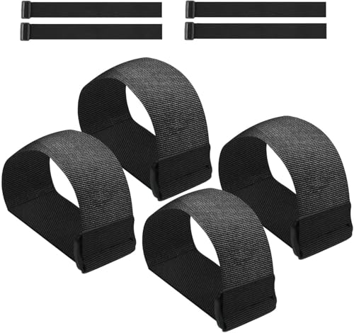 Image of Leg Exerciser Traction Straps, Under Desk Elliptical Pedal Band for Seniors, Secure & Stability for Electric Ellipse Equipment