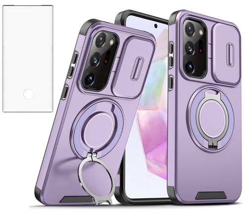 Coque Samsung Note 20 Ultra 5G Asuwish avec protège-écran et cache caméra coulissant arrière
