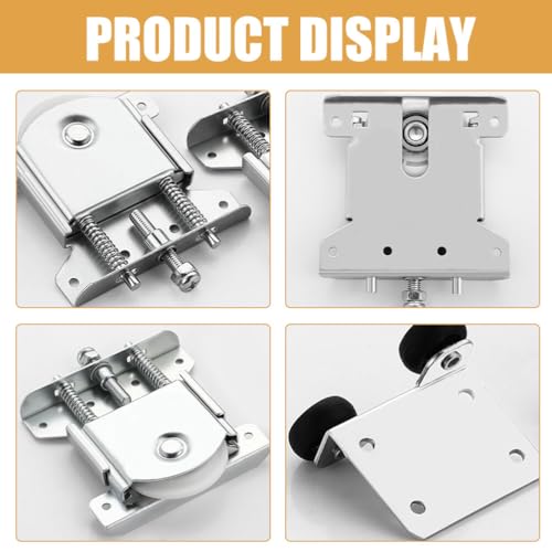 iplusmile 2 Conjuntos De Rolos De Porta Rodas De Porta Deslizante Polia Portas De Armários Deslizant