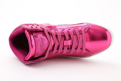 Pop Tart Glitter Women's Sneaker, Fuschia, 8