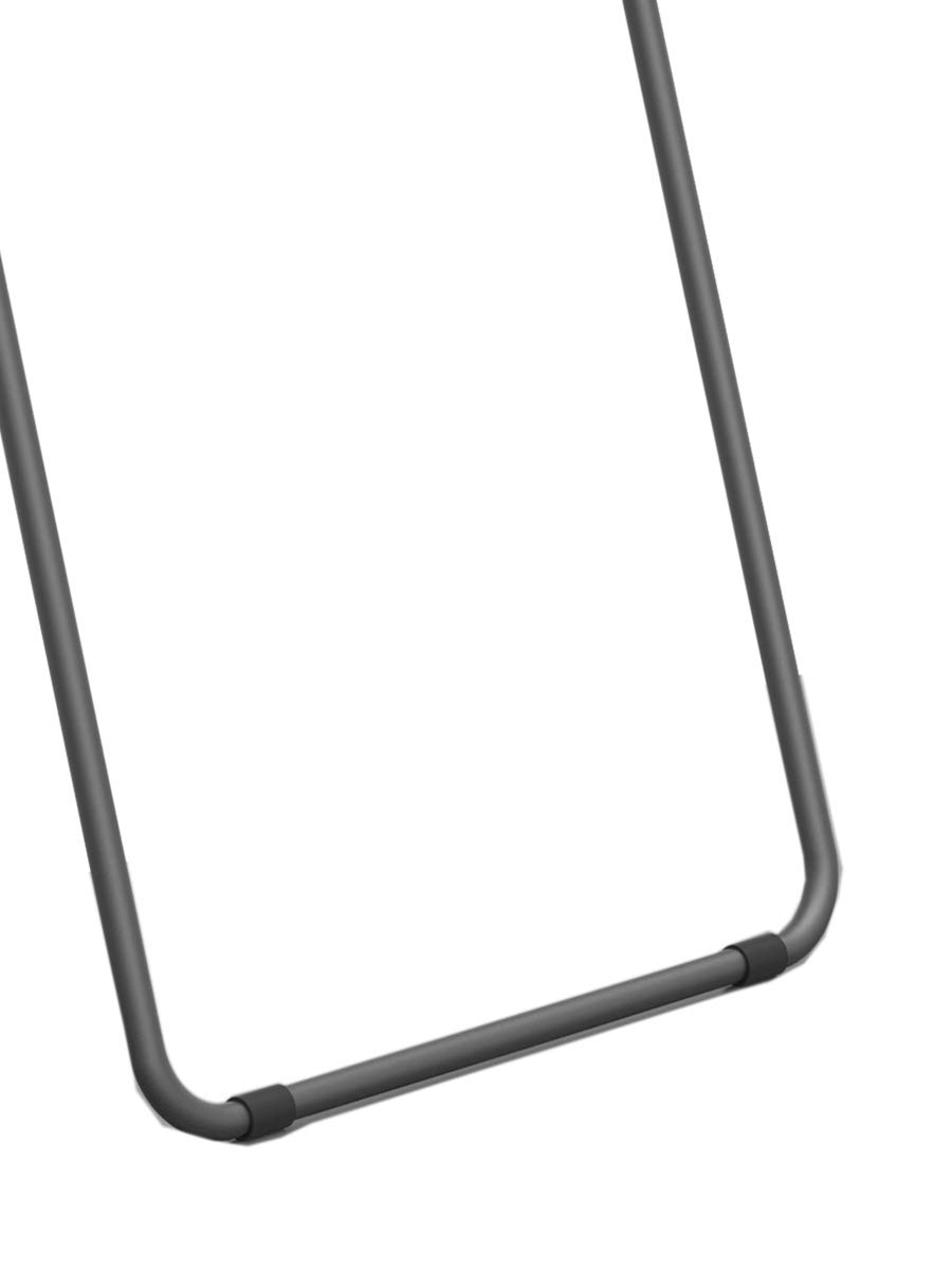 Alba Kledingrek Wall 520 x 320 x 1570 mm Staal Zwart | Viking Direct NL