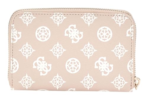 Petit portefeuille fleurs GUESS beige : la solution compacte moderne - 3