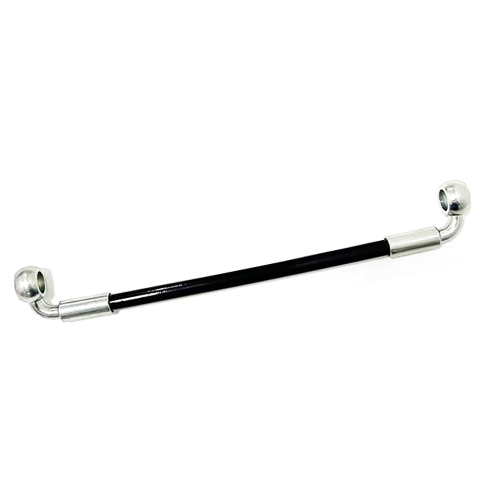 Motorbike Brake Line M10 Banjo Motorcycle Braided Cable Brake Hose 10cm-500cm Hydraulic Oil Pipe 90°-90° Accessories(50CM)