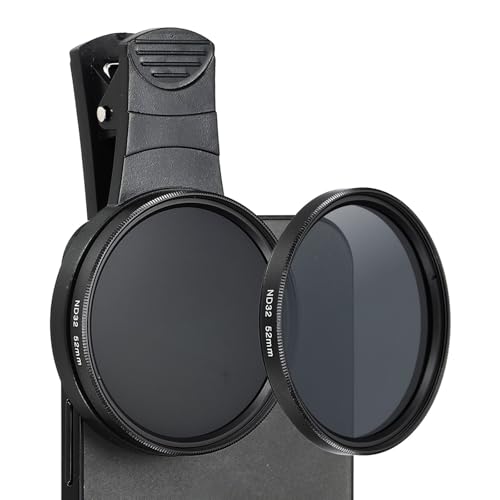 PATIKIL 52mm gѓdbpJY NbvI ND32 tB^[ ~ΌY قƂǂ̃X}[gtHƃfW^჌tJp ubN