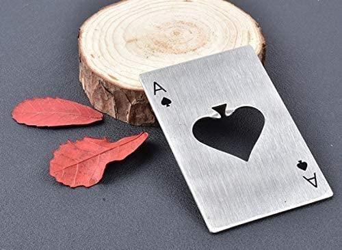 Valkyrie 2 Adet Poker Kart Paslanmaz Çelik Şişe Açacağı