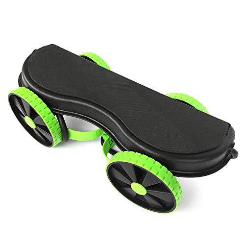 Honelife Multi Função Double AB Roller Wheel Dobrável AB Muscle Trainer Home Gym Fitness Wheel