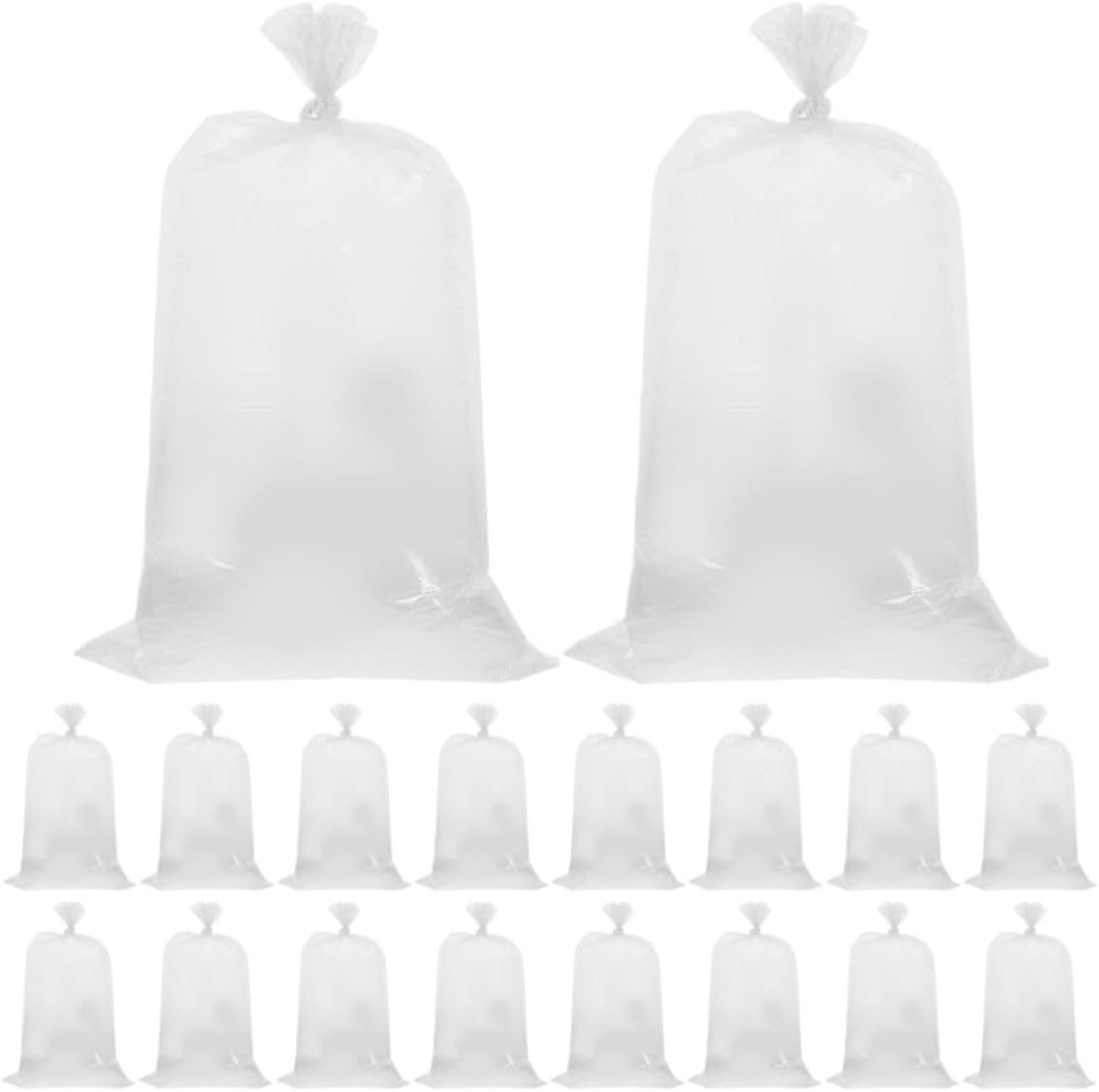 100pcs Cotton Candy Bags 35x55cm for Cotton Candy Sticks and Cones Festival Fundraiser Storage and Stand Supplies