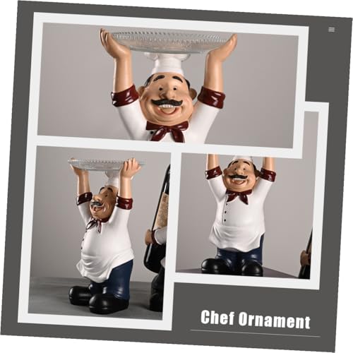 Idée cadeau originale : ornement de bureau en résine chef sculpture décorative