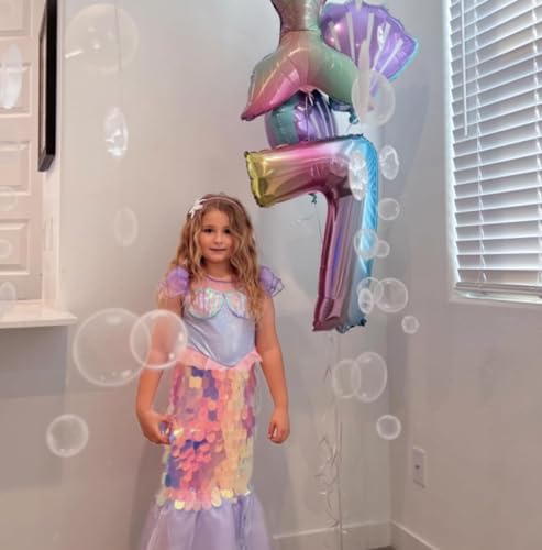 Decor365 Under The Sea Party Decorations White Bubble Garlands Little Mermaid Birthday Decorations Bday Hanging Streamer Beach Banner Decor Underwater Backdrop Kids Ocean Party Supplies - Image 4