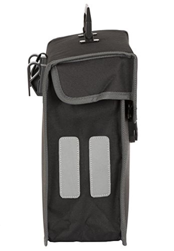 Basil 291070 - reflektierende und wasserdichte handtasche fahrradtasche hinten mit klickverschl